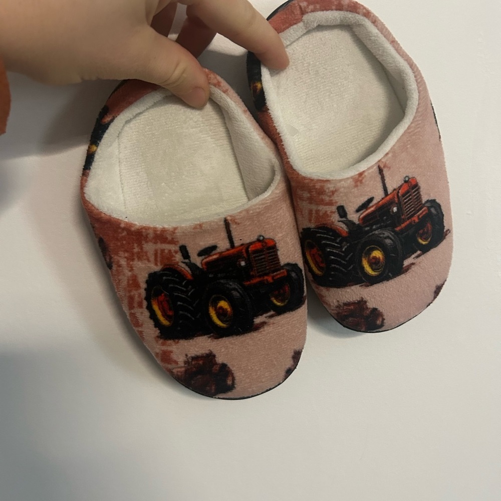 Kids Tractor Slippers